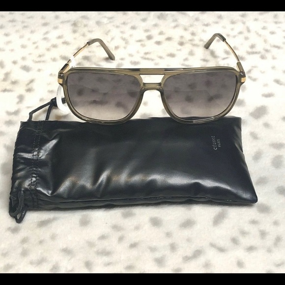 Celine Sunglasses 58mm Gradient Navigator Square - Picture 1 of 7